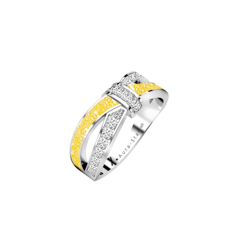 Ashes Infused JewelleryAura-Star Ring Ribbon