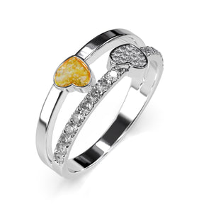 Ashes Infused JewelleryAura-Star Ring Royal