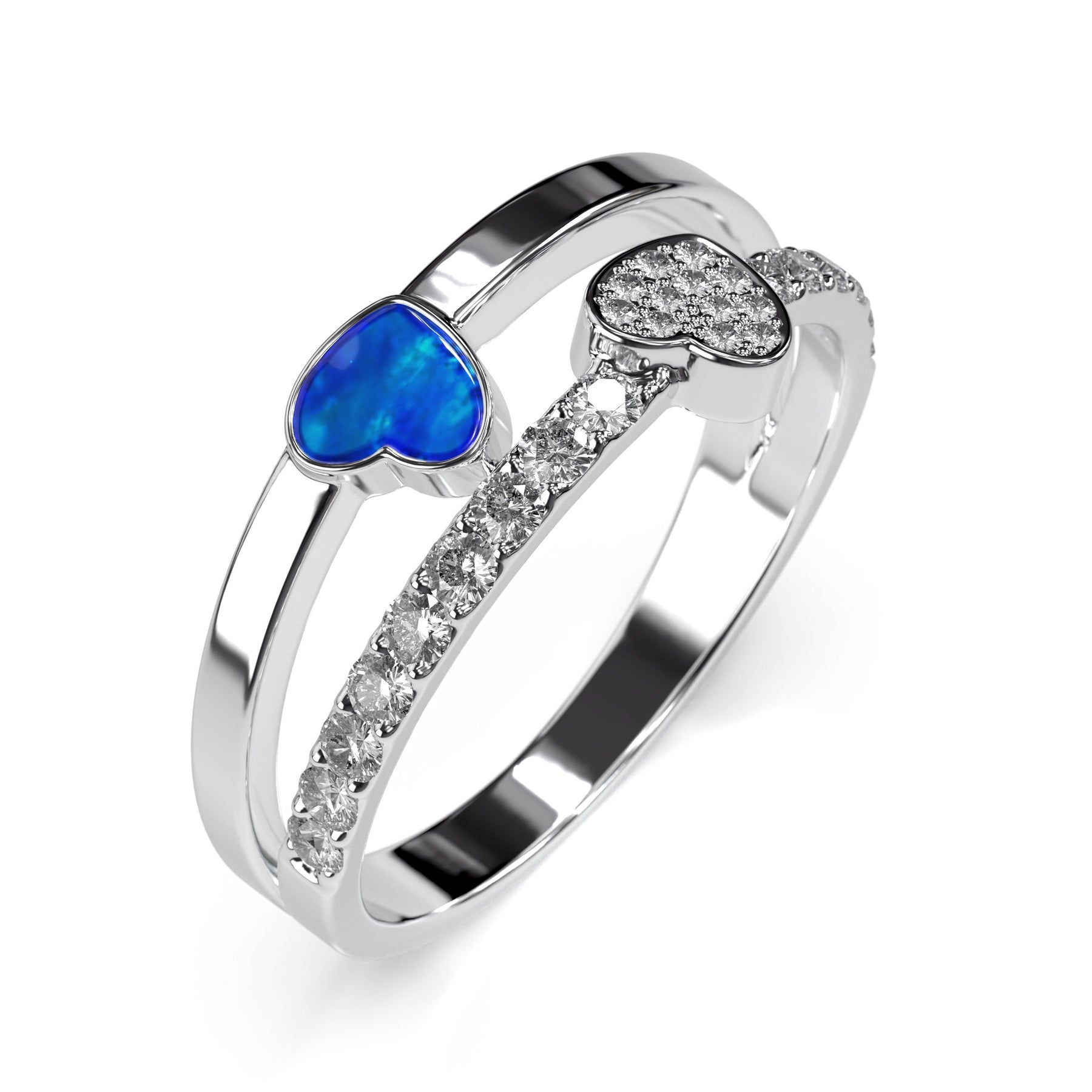 Ashes Infused JewelleryAura-Star Ring Royal