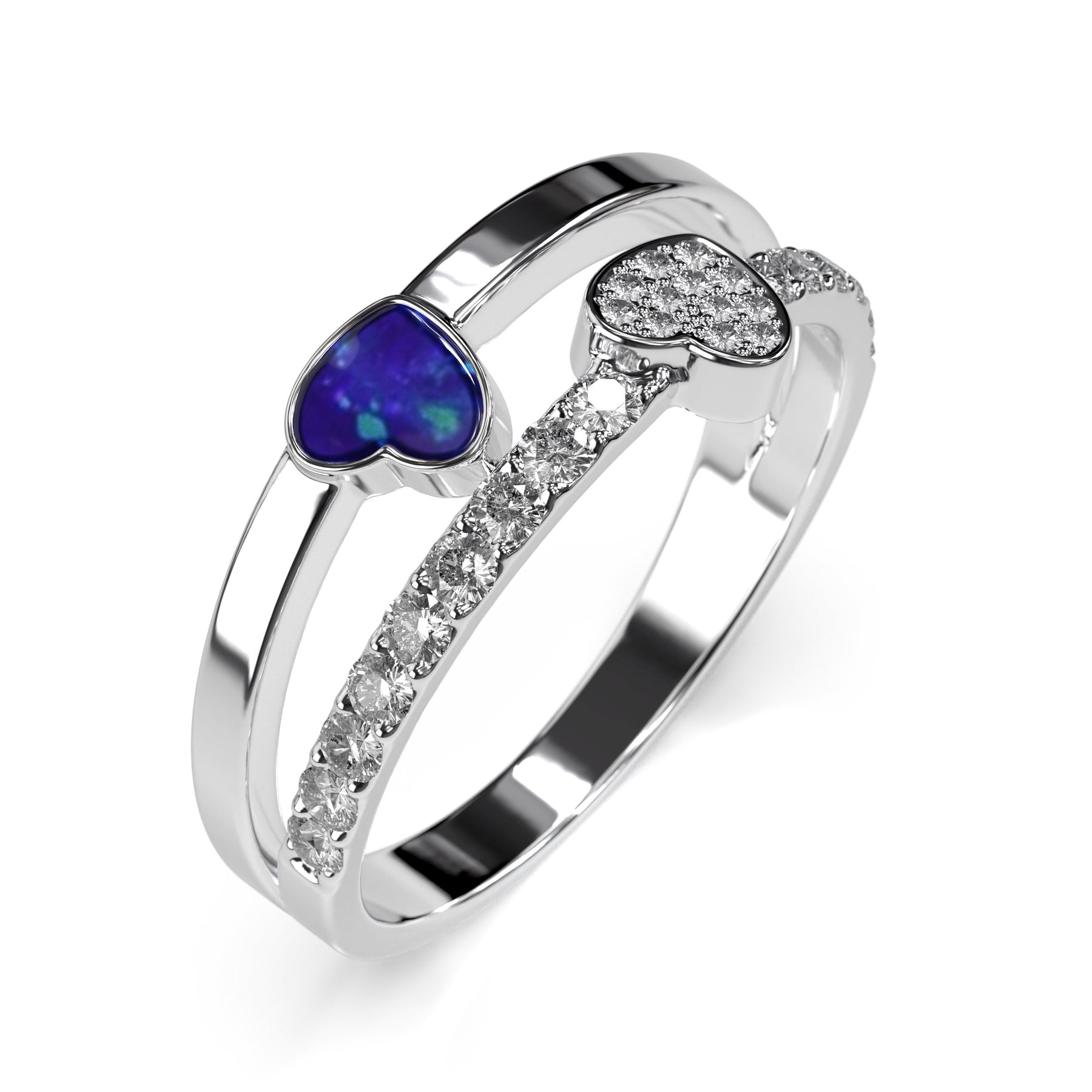 Ashes Infused JewelleryAura-Star Ring Royal