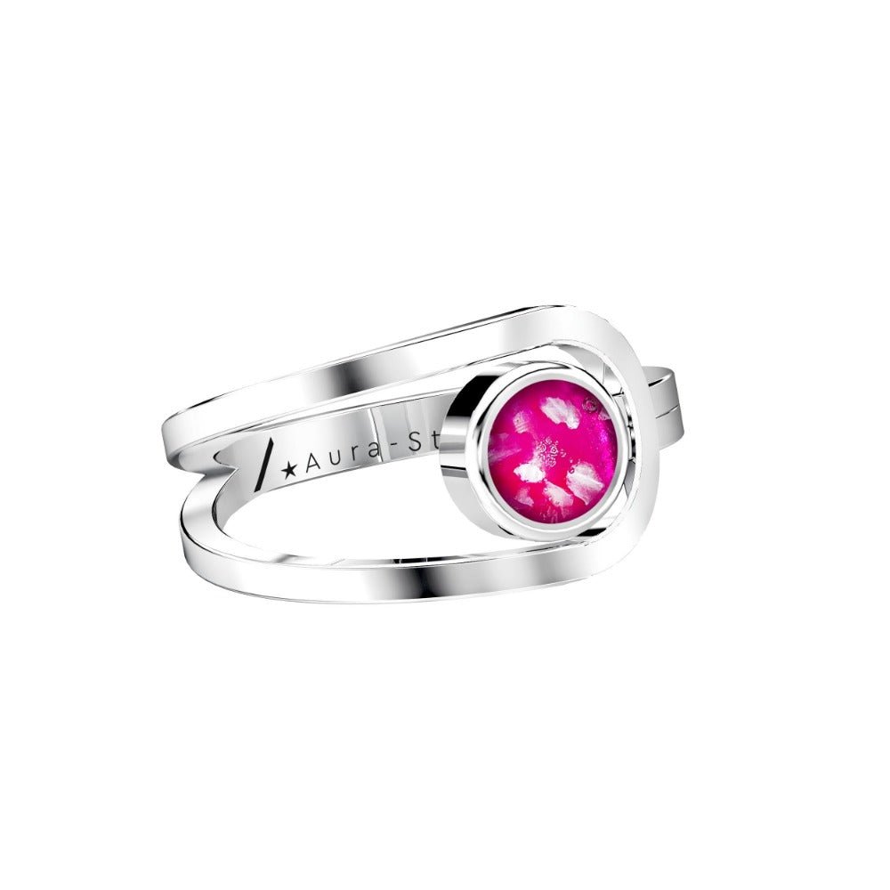 Ashes Infused JewelleryAura-Star Ring Virtue