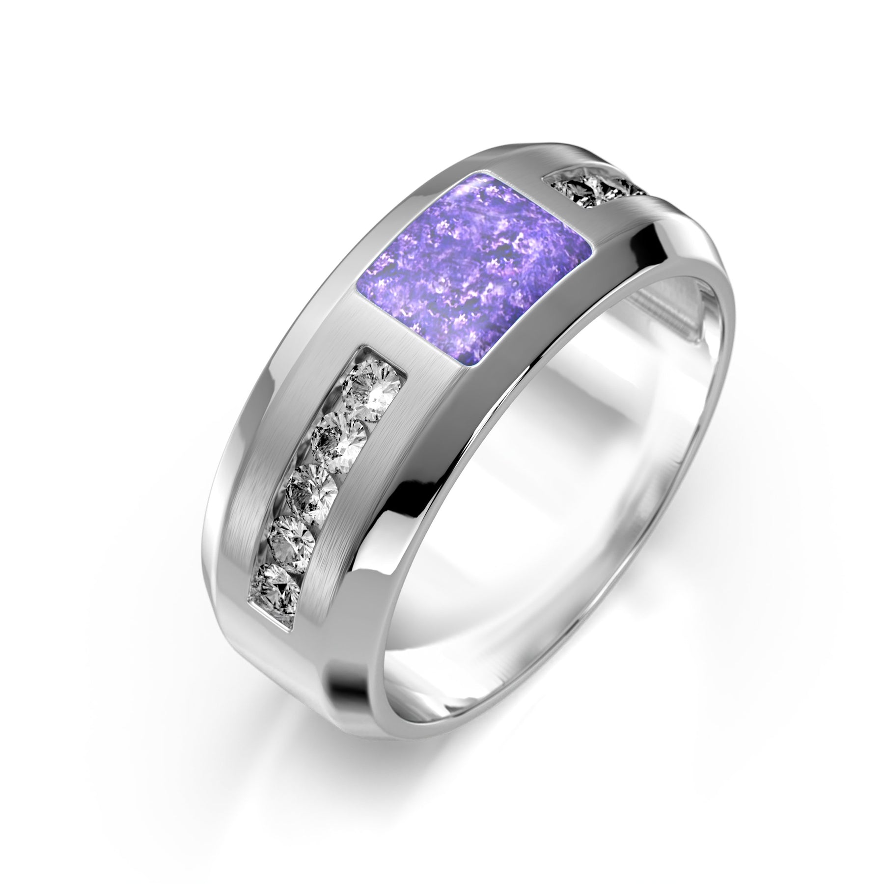 Ashes Infused JewelleryAura-Star Unisex Ring Great