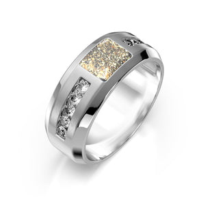 Ashes Infused JewelleryAura-Star Unisex Ring Great