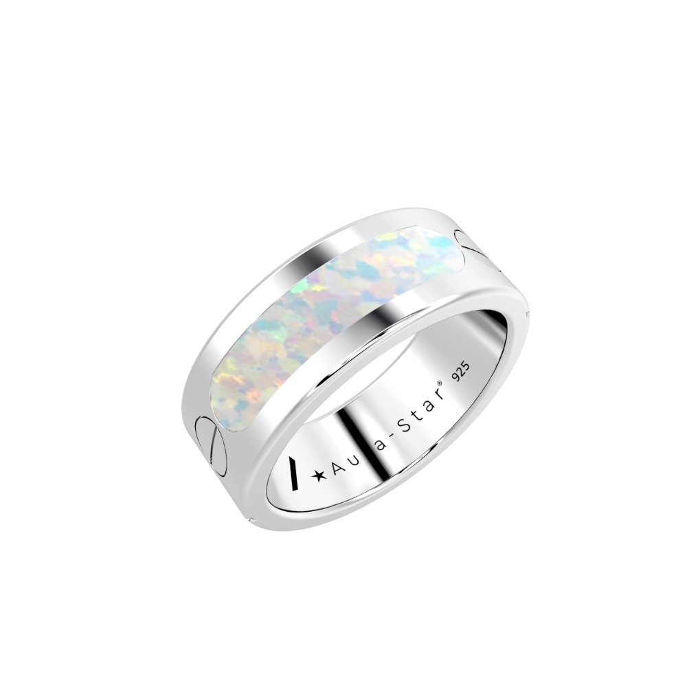 Ashes Infused JewelleryAura-Star Unisex Ring Loyal